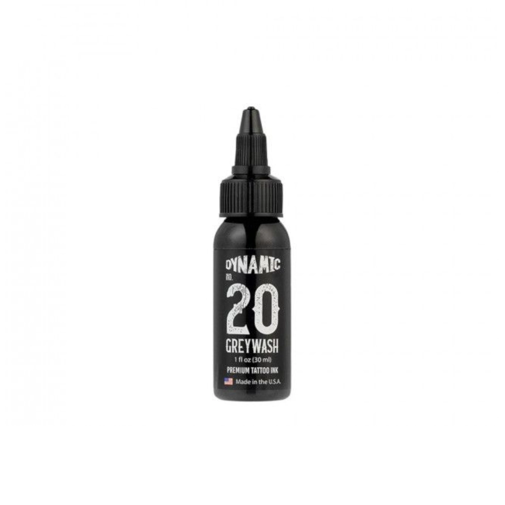 Encre Entrainement Tattoo Greywash - Dynamic Ink Grey Wash 20% - Encre artistique pour entrainement au tatouage NON REACH*