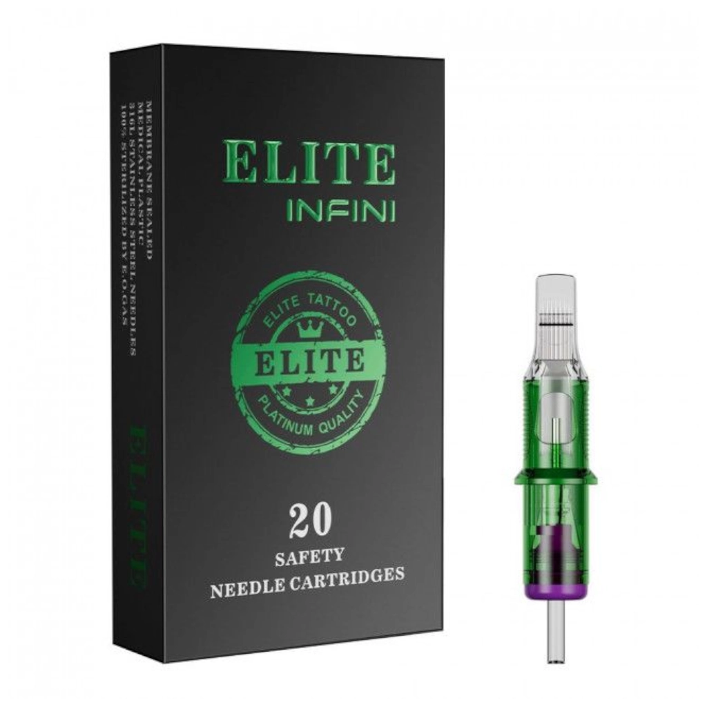 Cartouche Tattoo - Elite Infini Magnum Arrondie - Boîte de 20 cartouches pour le tatouage*