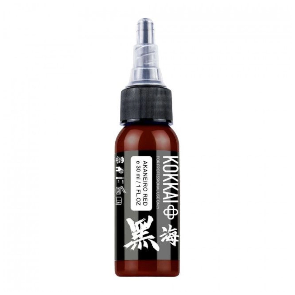 Encre Tattoo Rouge - Kokkai Sumi Akaneiro Red - Mélange pour le tatouage reach* 