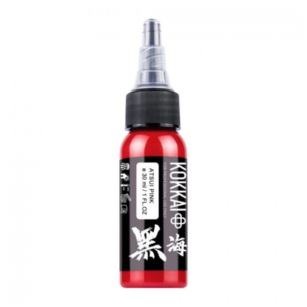 Encre Tattoo Rouge - Kokkai Sumi Atsui Pink - Mélange pour le tatouage reach* 