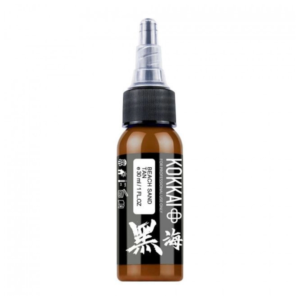Encre Tattoo Marron - Kokkai Sumi Beach Sand Tan - Mélange pour le tatouage reach* 