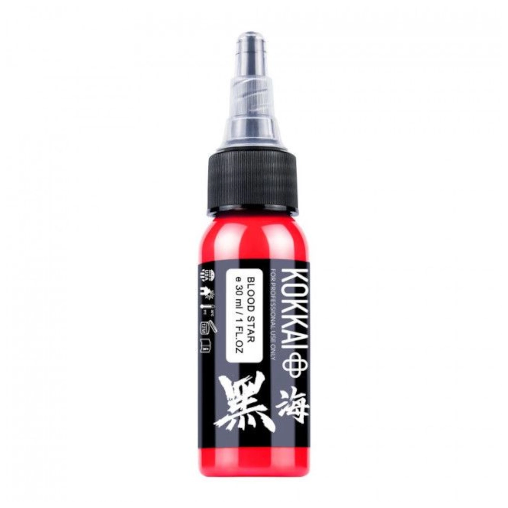 Encre Tattoo Rouge - Kokkai Sumi Blood Star - Mélange pour le tatouage reach* 