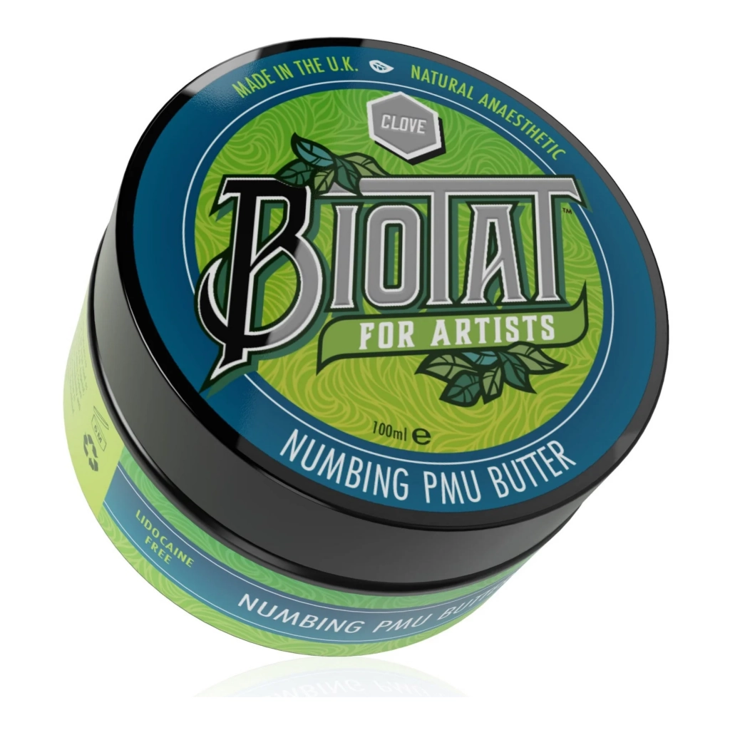 Biotat Aftercare Pmu Butter Crème Apaisante et Anesthésiante Après Tatouage Maquillage