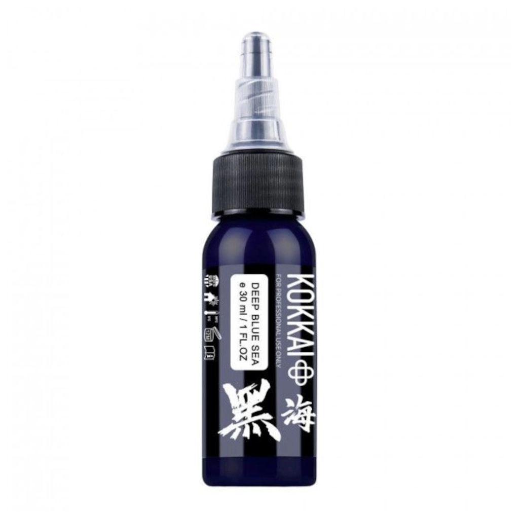 Encre Tattoo Bleu - Kokkai Sumi Deep Blue Sea - Mélange pour le tatouage reach* 
