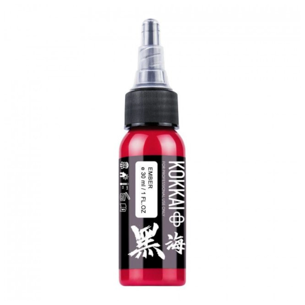 Encre Tattoo Rouge - Kokkai Sumi Ember - Mélange pour le tatouage reach* 