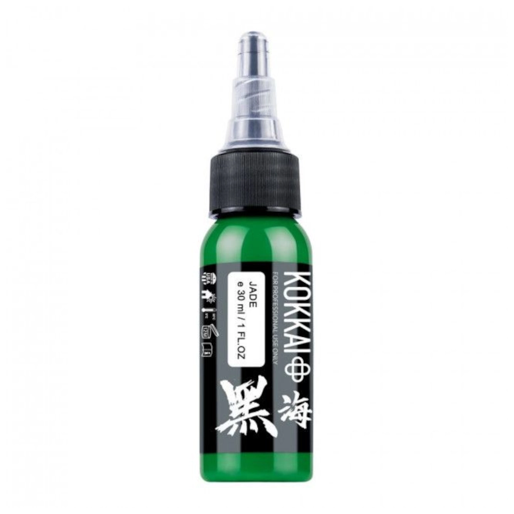 Encre Tattoo Verte - Kokkai Sumi Jade - Mélange pour le tatouage reach* 