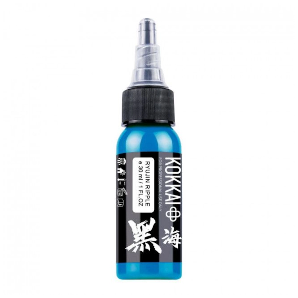 Encre Tattoo Bleue - Kokkai Sumi Ryujin Ripple - Mélange pour le tatouage reach* 