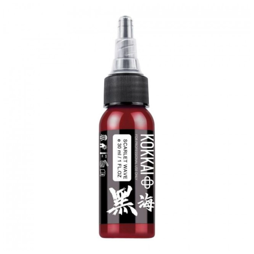Encre Tattoo Rouge - Kokkai Sumi Scarlet Wave - Mélange pour le tatouage reach* 