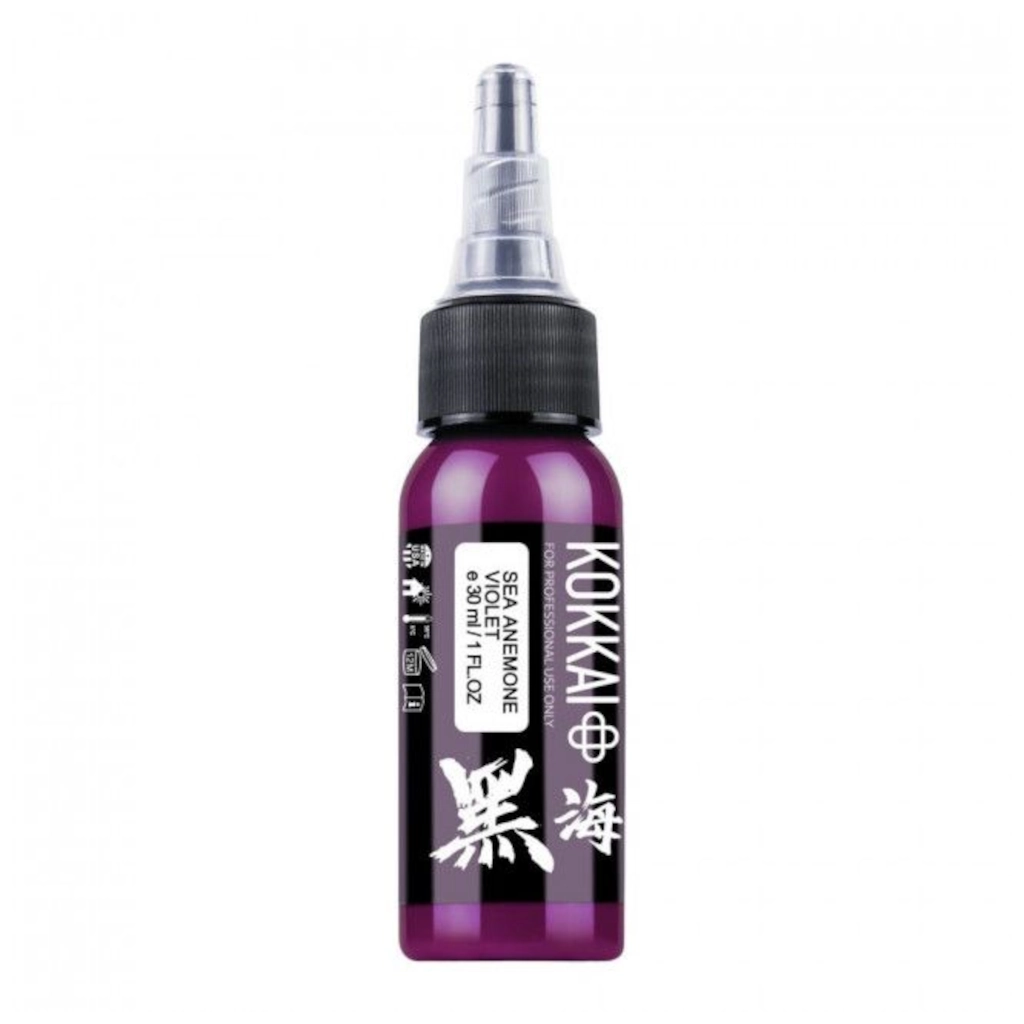 Encre Tattoo Violette - Kokkai Sumi Sea Anemone Violet - Mélange pour le tatouage reach* 
