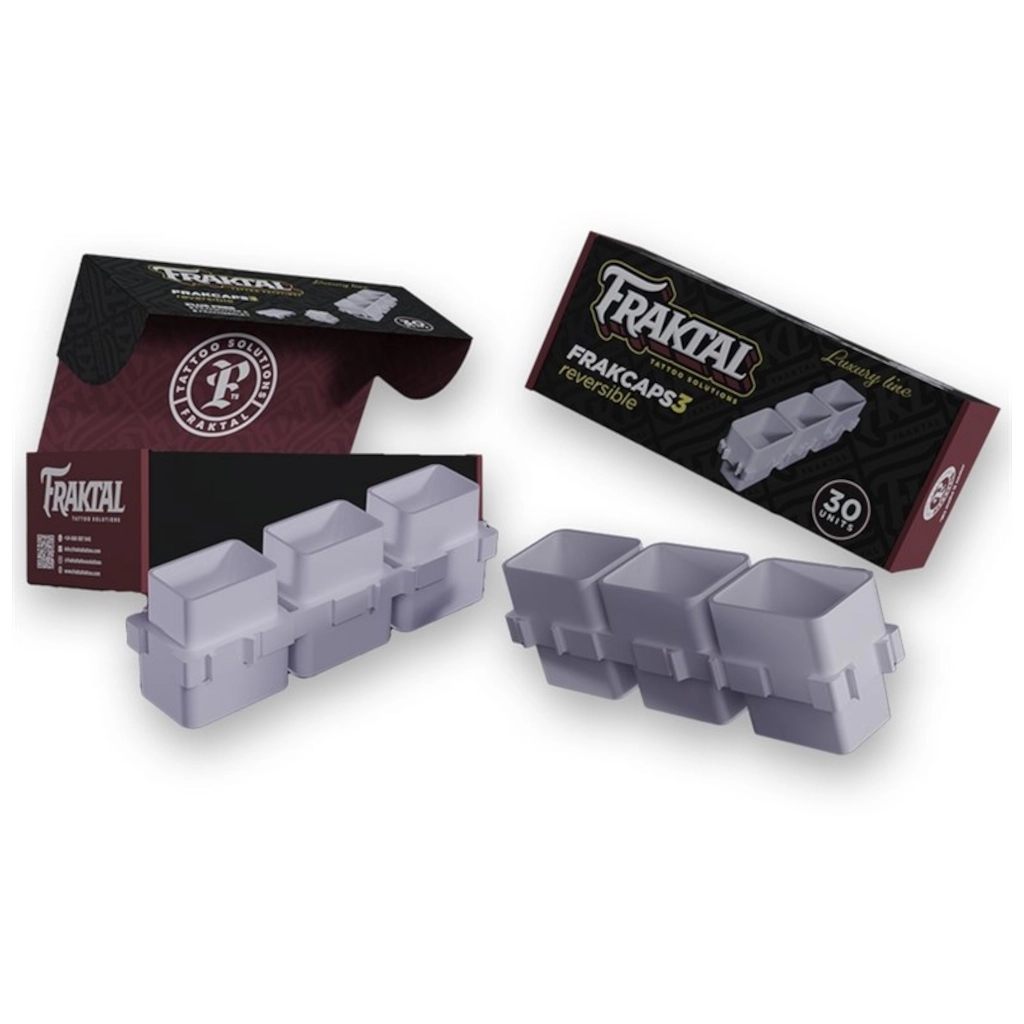 Cups Tattoo - Fraktal Frakcaps - Lot de godets pour encre de tatouages réversible*