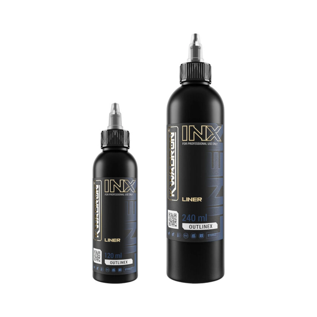 Encre Tattoo Noire - Kwadron Ink Outlinex - Mélange pour le tatouage encre reach pour traçage*