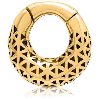 Piercing Anneau - Acier 316L - Anneau avec fermeture à charnière 1,2 x 8 mm