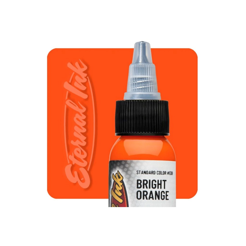 Encre Entrainement Tattoo Orange - Eternal Ink Bright Orange - Encre artistique pour entrainement tatouage NON REACH*