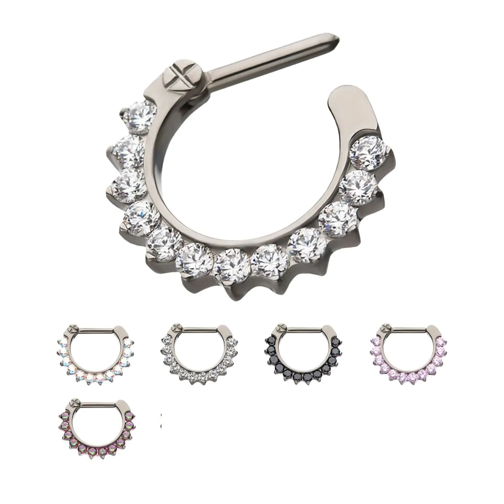 Invictus Clicker Anneau 01 Titane F136 - Anneau à charnière pour septum