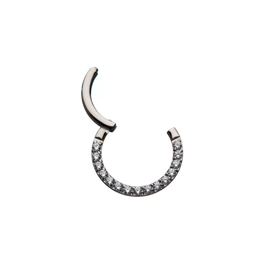 Piercing Anneau - Titane F136 Gamme Invictus - Anneau 2 avec fermeture à charnière*