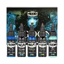 Set Encre Tattoo - Platinum By Dynamic Set Lagoon - Mélange pour le tatouage encre reach 5 x 30 ml*