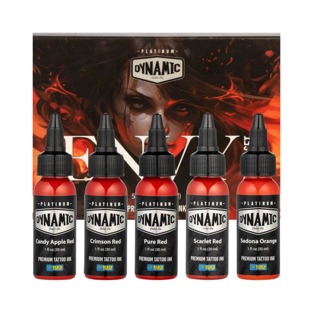 Encre Tattoo - Platinum By Dynamic Set Envy - Mélange pour le tatouage encre 5 x 30 ml reach (copie)