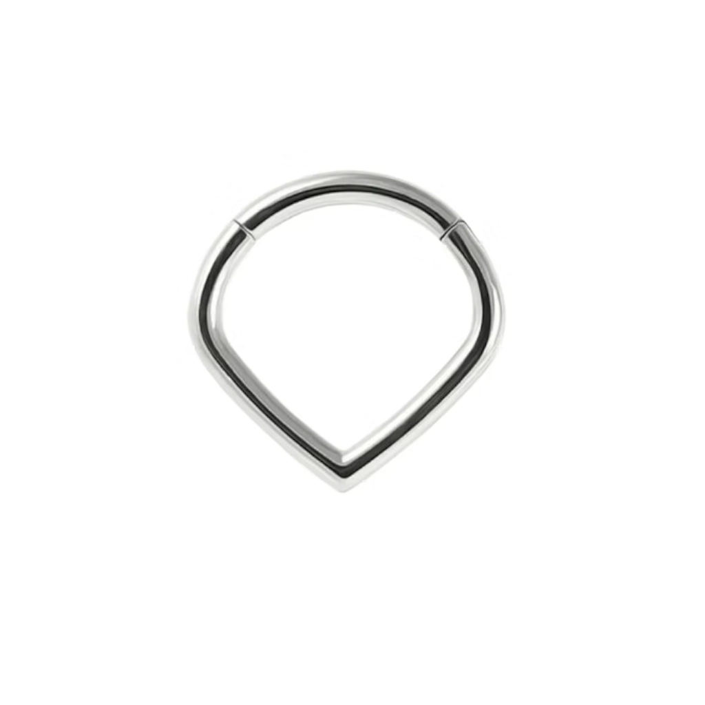 Piercing Anneau - Titane F136 Stérile - Clicker 492 avec fermeture à charnière 1,2 x 10 mm*