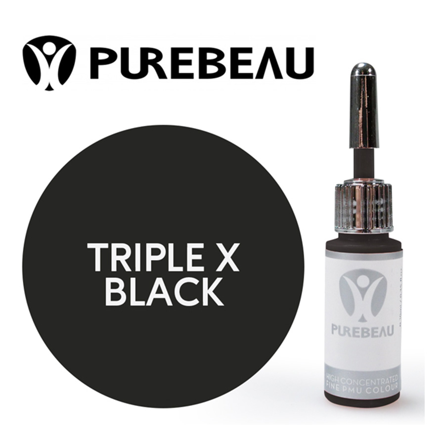 Mélange pour Maquillage Permanent PUREBEAU stérile Triple X BLACK