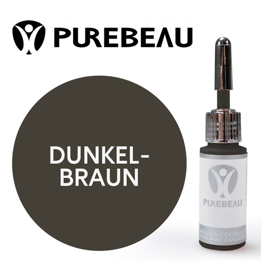 Mélange pour Maquillage Permanent PUREBEAU stérile Dunkelbraun