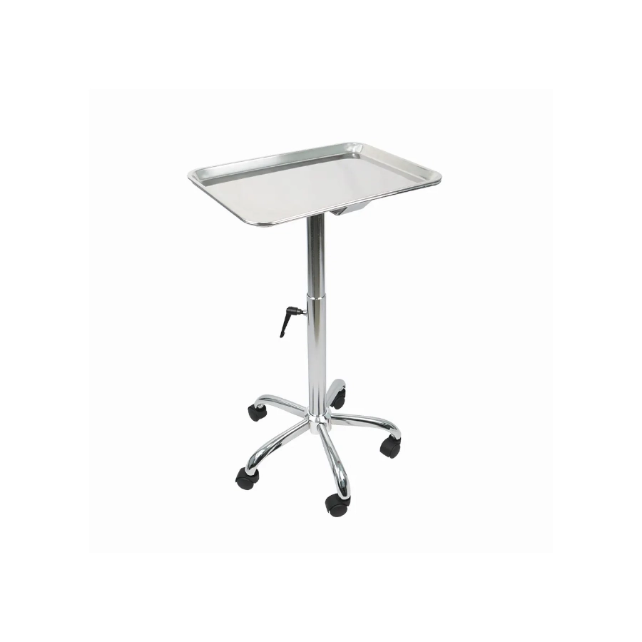 Tat Tech Stainless Steel Workstation - Plateau à roulette en inox pour pierceurs et tatoueurs