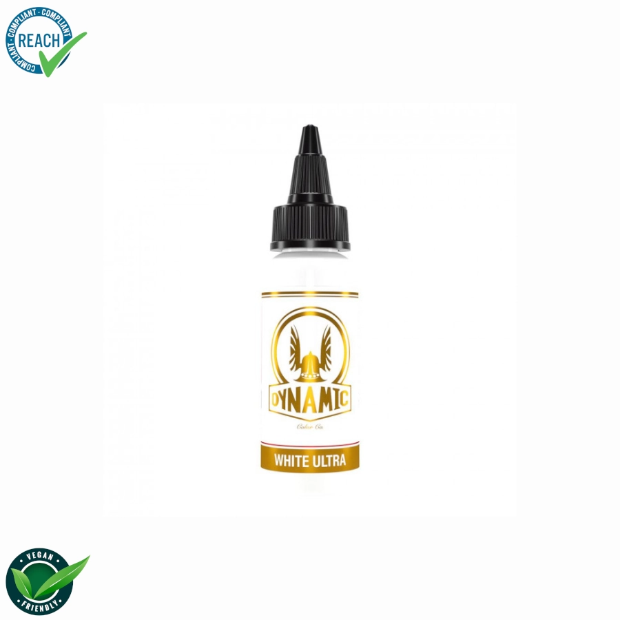 Encre Tattoo Blanc - Viking by Dynamic Ultra White - Mélange pour le tatouage encre REACH