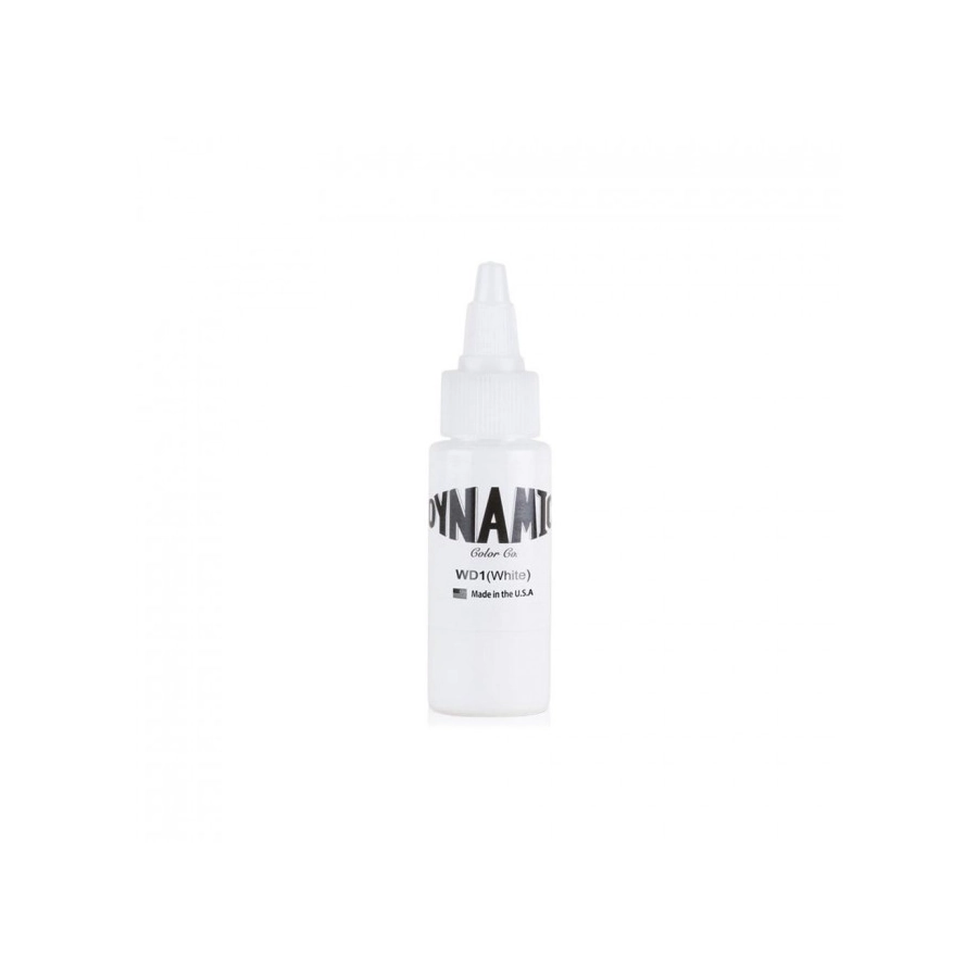 Encre Entrainement Tattoo Blanche - Dynamic Ink White Wd1 - Encre artistique pour entraînement tatouage NON REACH