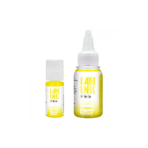 Encre Tattoo Jaune - I Am Ink Luminous Yellow - Mélange pour le tatouage encre reach