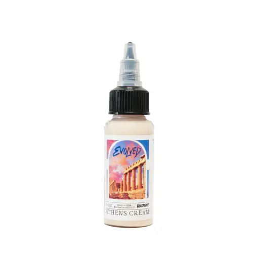 [ki_encre_radiant_athens_cream-RADEVO30-ATHCRM] Radiant Evolved Athens - Mélange pour le tatouage encre REACH 30 ml