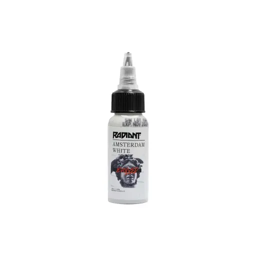 [ki_radiant_amsterdam_white] Radiant Evolved Amsterdam White - Mélange pour le tatouage encre REACH 30 ml