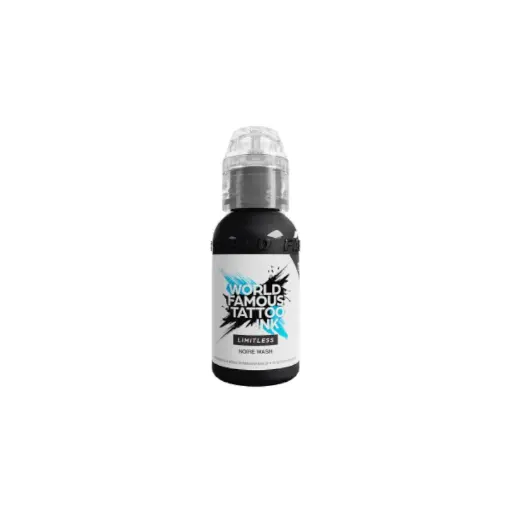 [ki_world_noire_wash-LTTCJNW1] World Famous Tattoo Ink Limitless - Noir Wash Mélange pour le tatouage encre REACH