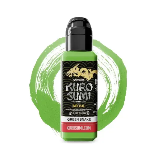 Encre Tatouage Verte - Kuro Sumi Impérial Green Snake - Mélange pour le tatouage reach
