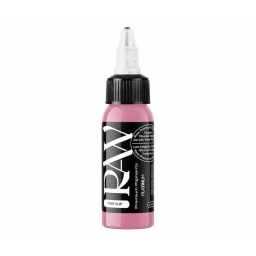 [tl_raw_pink_slip] Encre Tattoo Rose - Raw Pigments Pink Slip - Mélange pour le tatouage encre reach 30ml