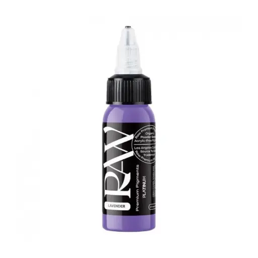 [tl_raw_lavender] Encre Tattoo Violette - Raw Pigments Lavender - Mélange pour le tatouage encre reach 30 ml*