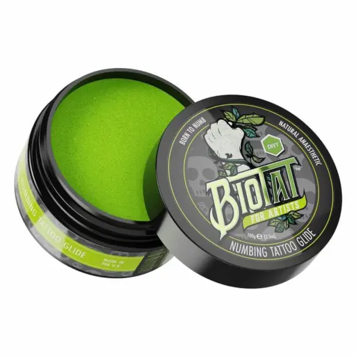 Beurre Tattoo - Biotat Glide Envy - Vaseline pour le tatouage au clou de girofle apaisant et anesthésiant naturel*