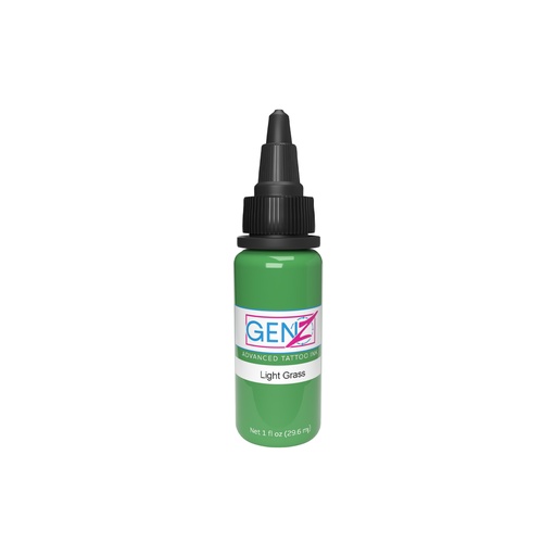 [ki_gen_z_light_grass] Encre Tattoo verte - Intenze Ink Gen-Z Light Grass - Mélange pour le tatouage encre reach 30 ml