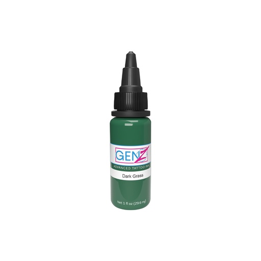 [ki_gen_z_dark_grass] Encre Tattoo verte - Intenze Ink Gen-Z Dark Grass - Mélange pour le tatouage encre reach 30 ml