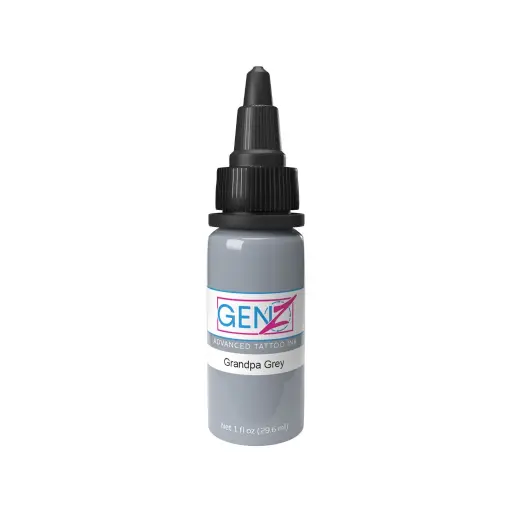 [p_REACH_encre_intenze_power_grandpa_grey "ki"] Intenze Ink Gen-Z Power Grey Grandpa Grey - Mélange pour le tatouage encre REACH