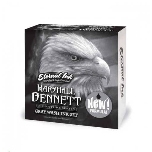 [b_eternal_marshall_set] Eternal Ink Set Marshall Bennett Gw - Mélange pour le tatouage encre reach 4x30ml