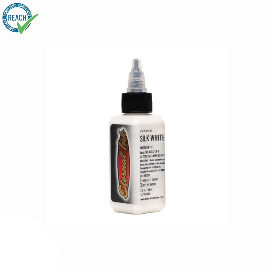 [b_eternal_jess_silk_white_reach-800129] Encre Tatouage Blanche - Eternal Ink White - Melange pour le tatouage jess yen silk white encre reach