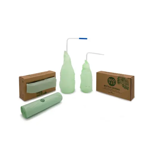 [ki_ecotat_protection_bouteille-ECO-BOTTLE200-COVERS] Protection Tattoo - Ecotat Bottle Covers - Boîte de 200 sacs de protection pour les bouteilles et pissettes de tatouage eco friendly*