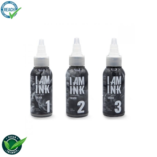 I Am Ink Silverwash Second Génération Silver - Mélange pour le tatouage encre REACH 50ml