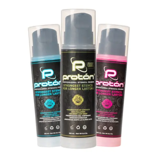 Stencil Tattoo - Proton Airless - Solution de transfert pour la pose de papier transfert airless*