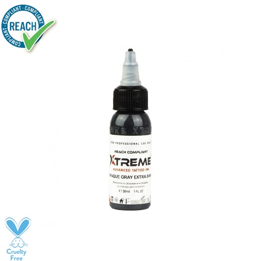 [ts_xtreme_opaque_gray_extra_dark] Xtreme Ink Opaque Gray Extra Dark - Mélange pour le tatouage encre REACH