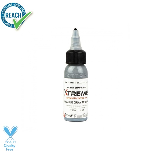 [ts_xtreme_opaque_gray_medium] Xtreme Ink Opaque Gray Medium - Mélange pour le tatouage encre REACH