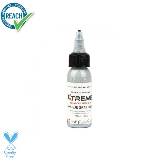 [ts_xtreme_opaque_gray_light] Xtreme Ink Opaque Gray Light - Mélange pour le tatouage encre REACH