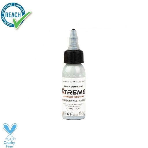 [ts_xtreme_opaque_gray_extra_light] Xtreme Ink Opaque Gray Extra Light - Mélange pour le tatouage encre REACH