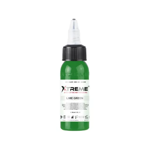[ts_REACH_encre_xtreme_lime_green] Xtreme Ink Lime Green - Mélange pour le tatouage encre REACH