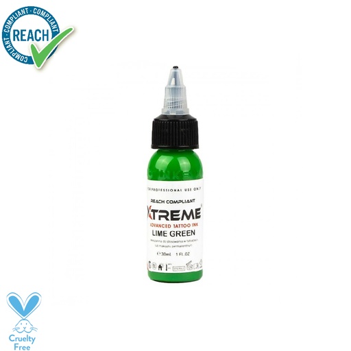 [ts_xtreme_lime_green] Xtreme Ink Lime Green - Mélange pour le tatouage encre REACH