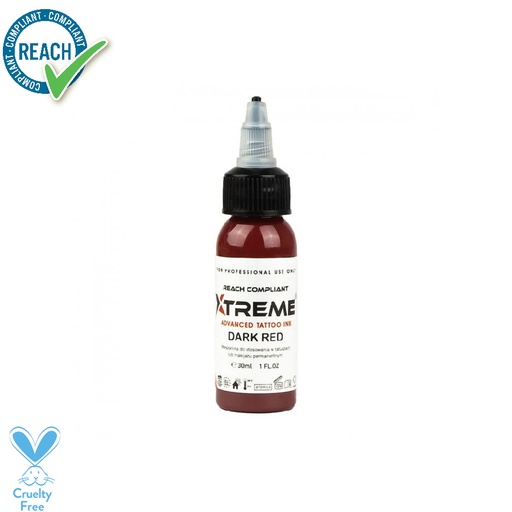 [ts_xtreme_dark_red] Xtreme Ink Dark Red - Mélange pour le tatouage encre REACH